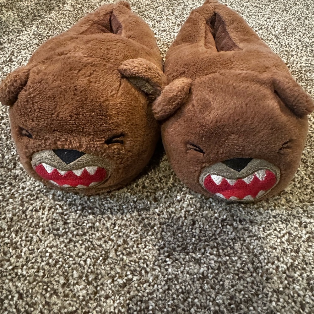 Brown Bear Slippers